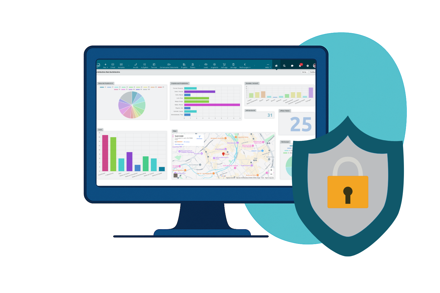 CRM Software zur Kundenverwaltung